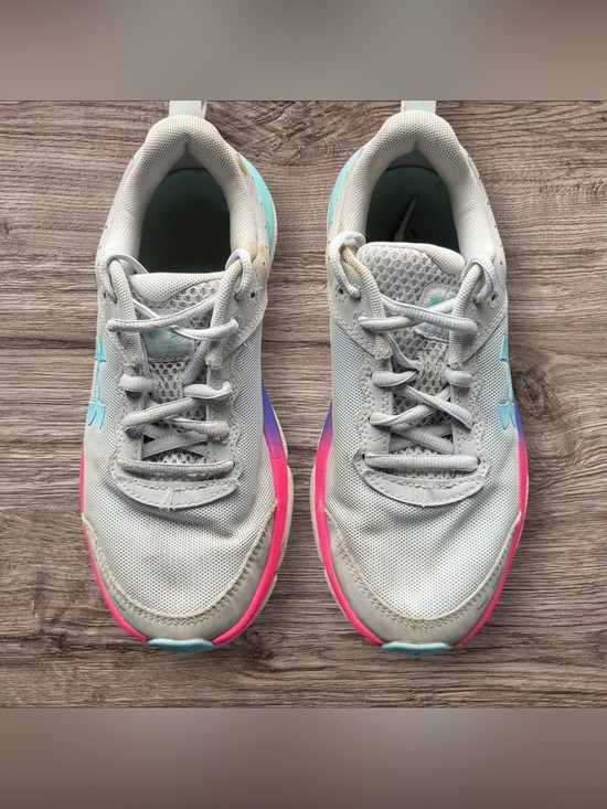 Under Armour Other - Girls Under Armour Grey Pink and Purple Tennis Shoes Size 5